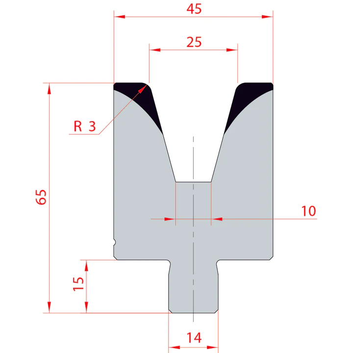 system amada 30v25h65 30 1 groove dies 3560