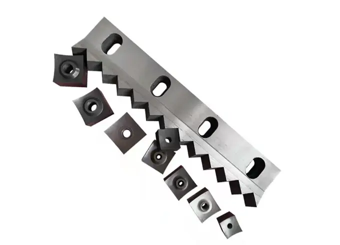 single shaft shredder blades