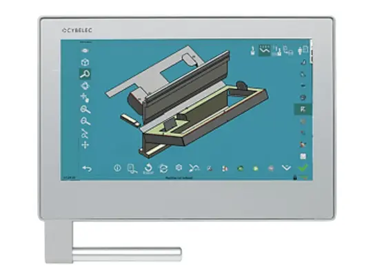 cybelec visitouch 19 2d and 3d graphic cnc systems