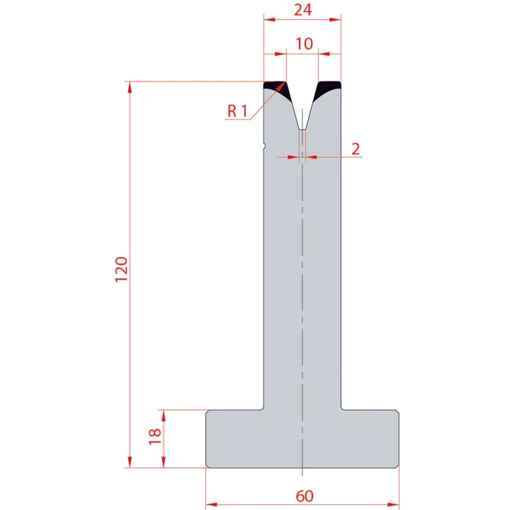 h120 301 groove t matrix 6